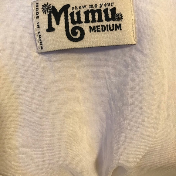 Show Me Your MuMu White Boho Maxi Dress - Size M - Picture 5 of 6